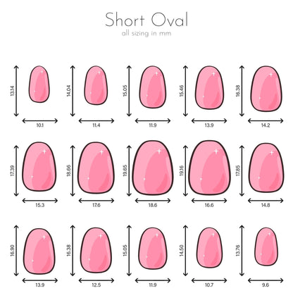 bare minimum (short oval)